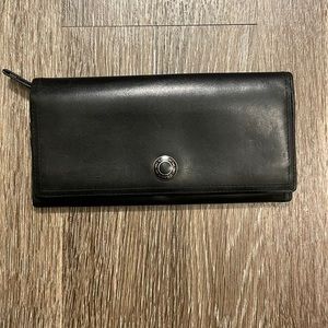 Black Leather Coach Wallet